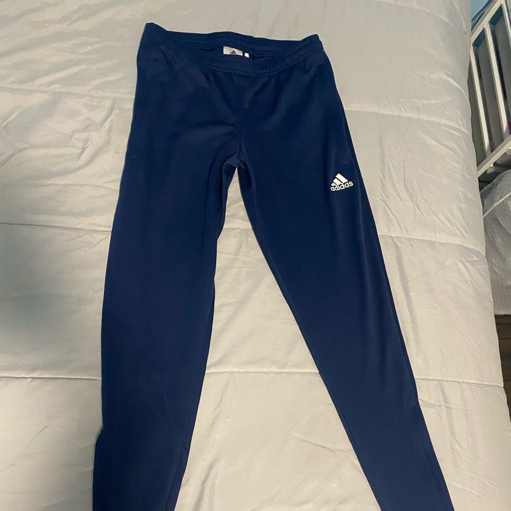 Navy Blue Adidas Pants
